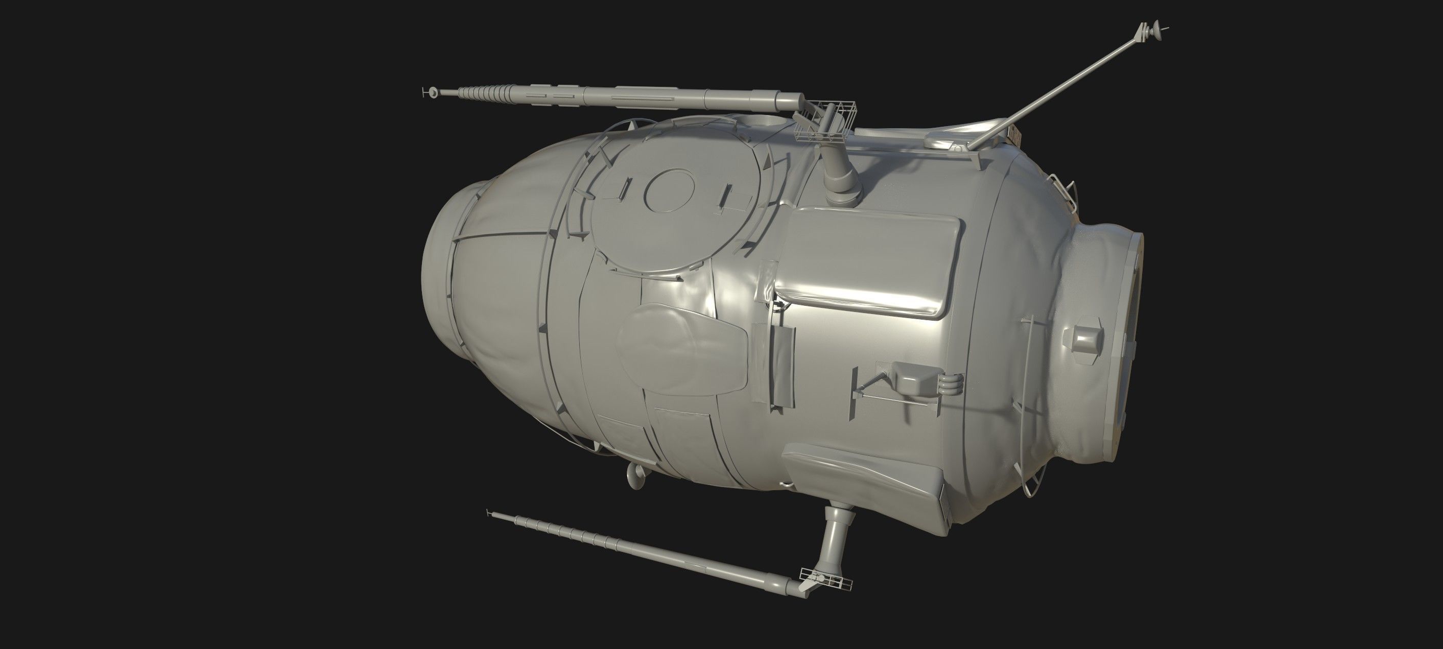 International Space Station ISS 2019 3D model_30