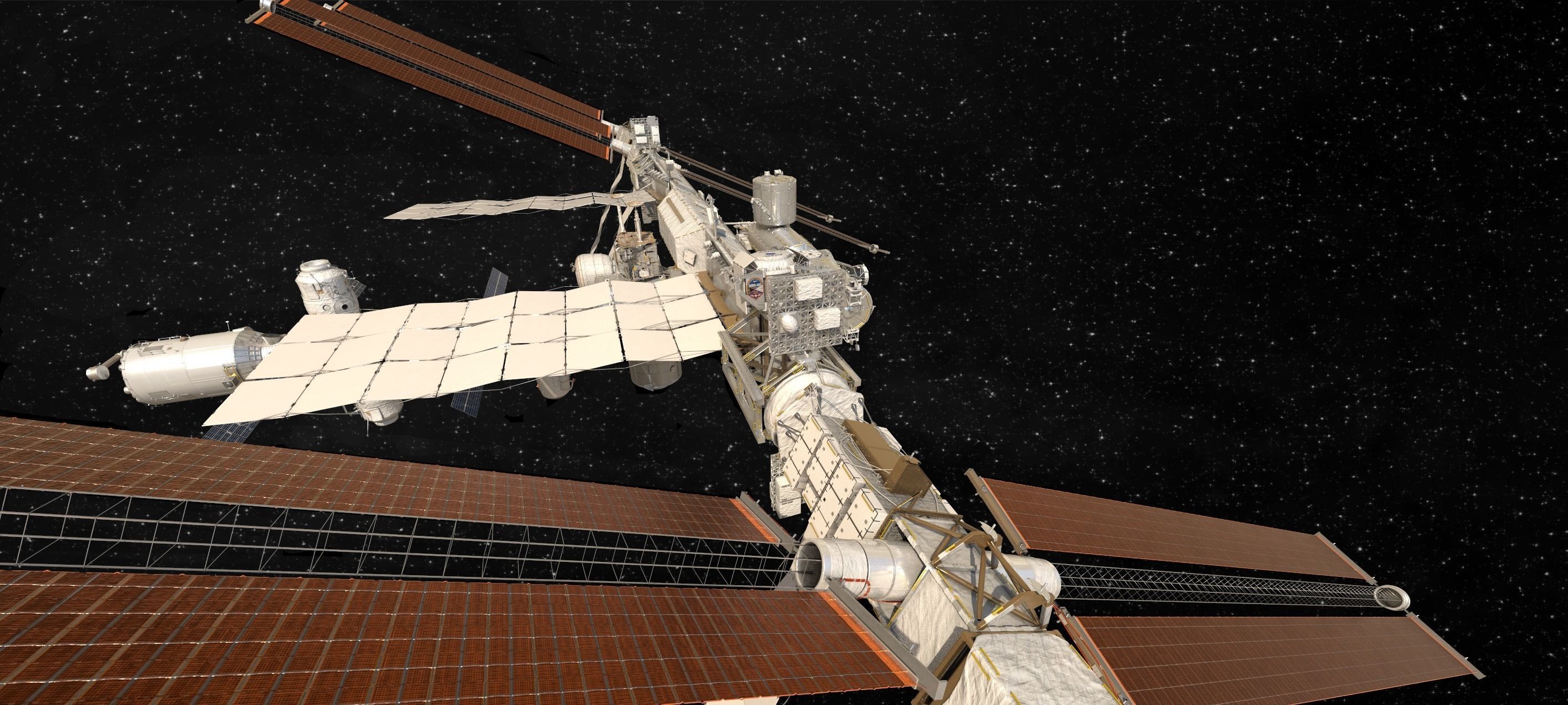 International Space Station ISS 2019 3D model_6