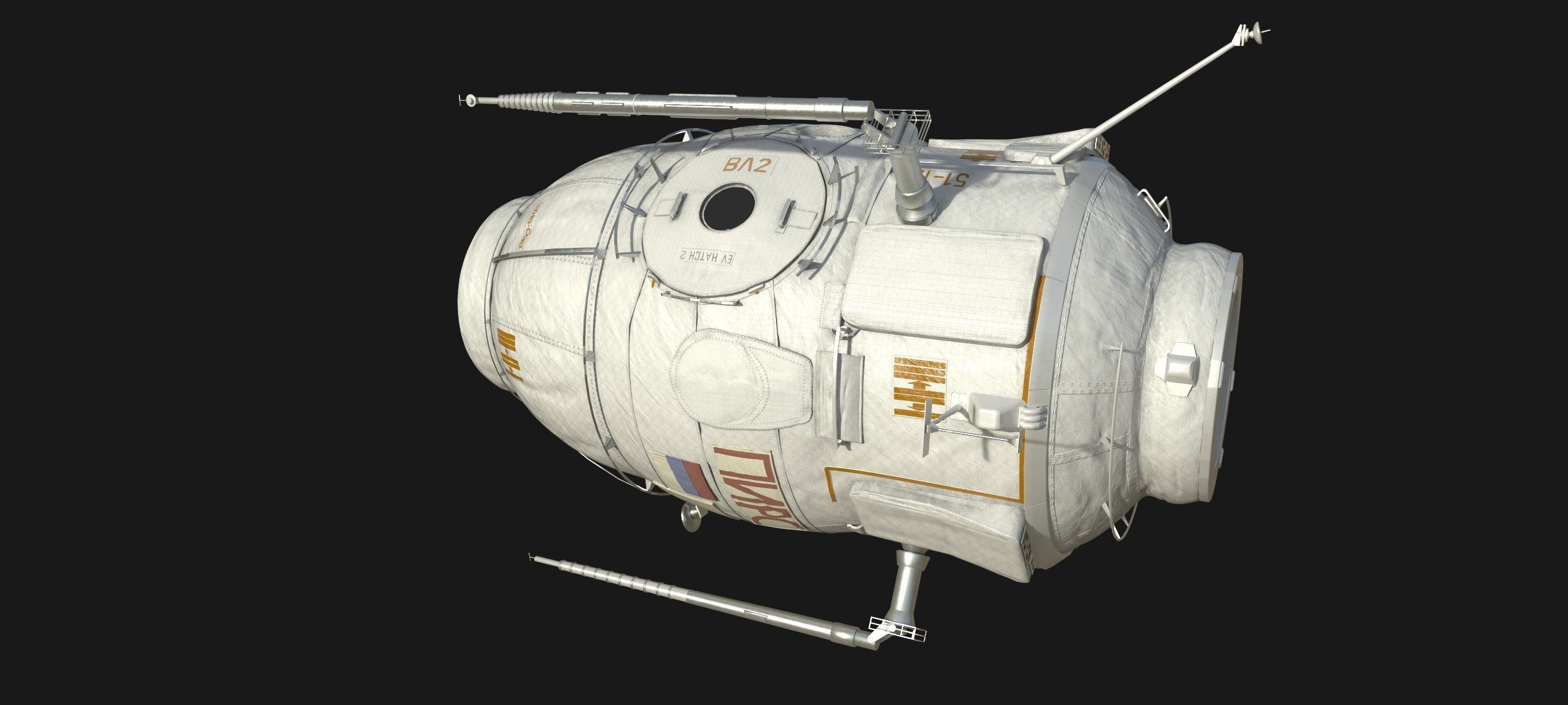 International Space Station ISS 2019 3D model_29