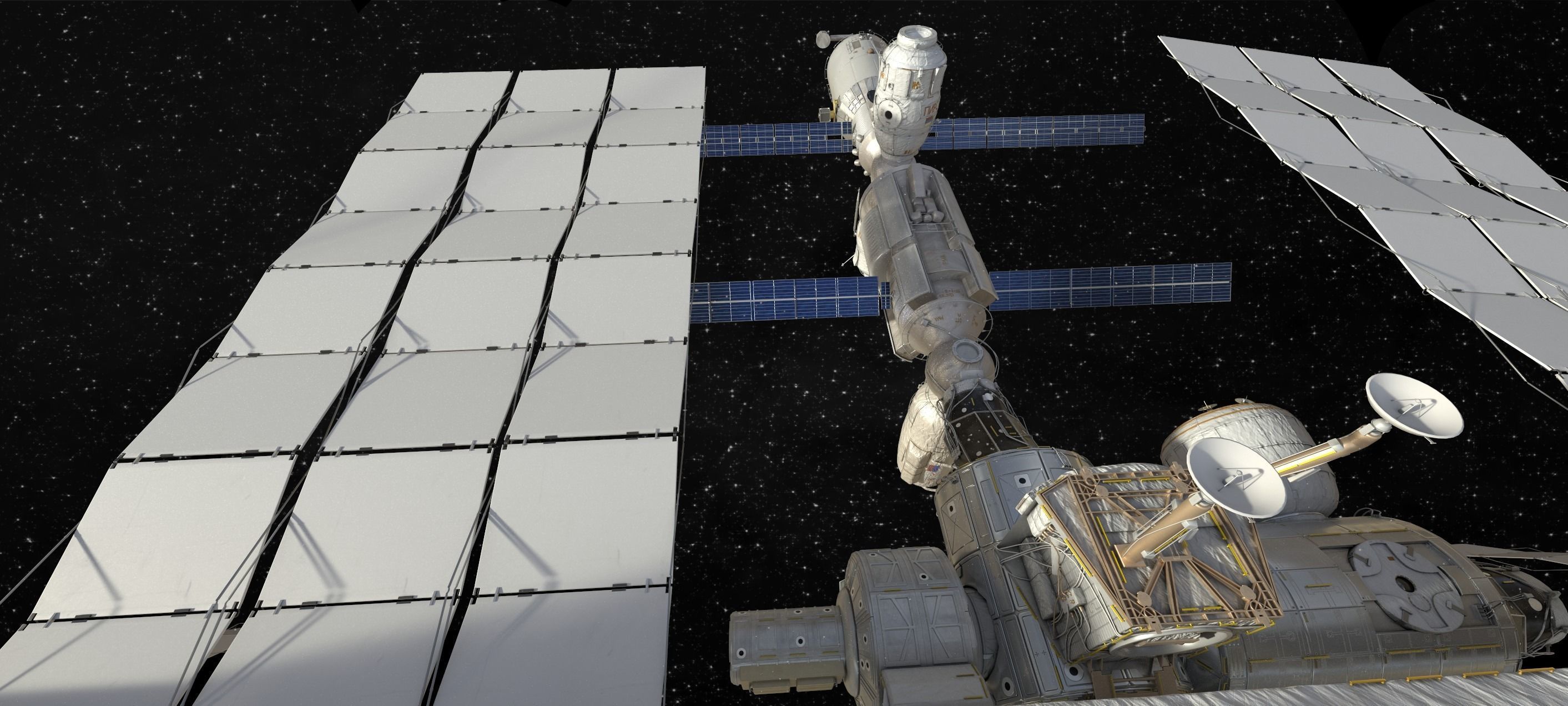 International Space Station ISS 2019 3D model_4