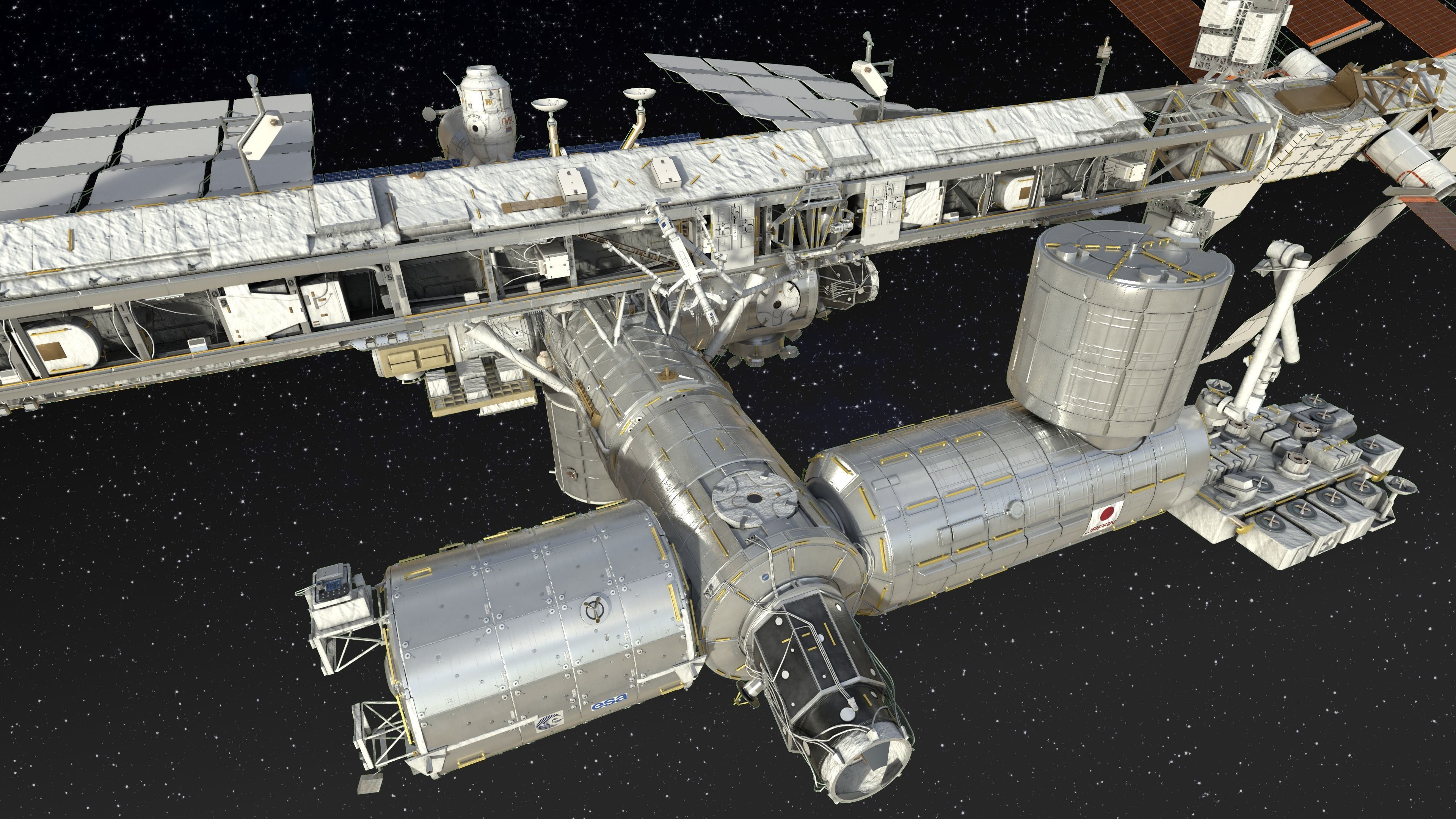 International Space Station ISS 2019 3D model_2