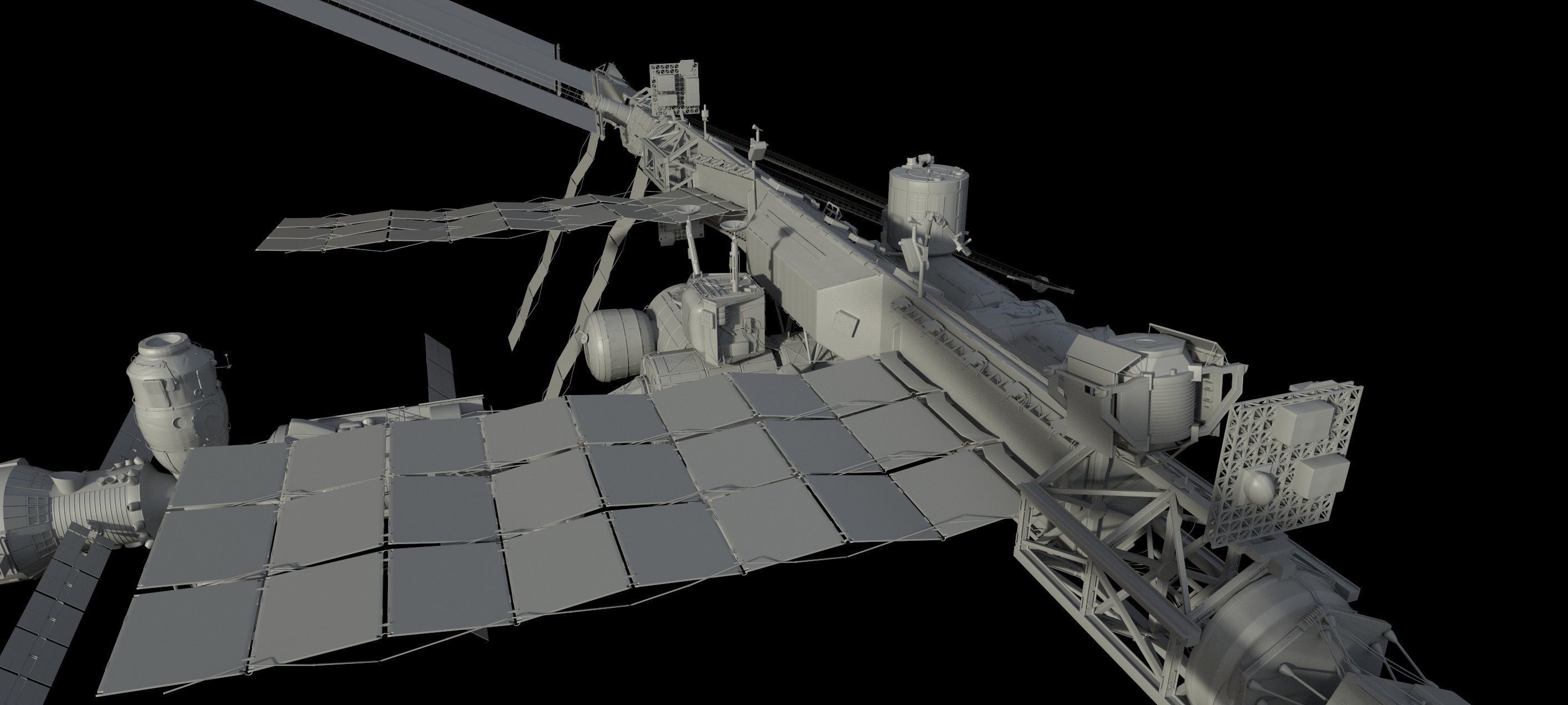 International Space Station ISS 2019 3D model_21