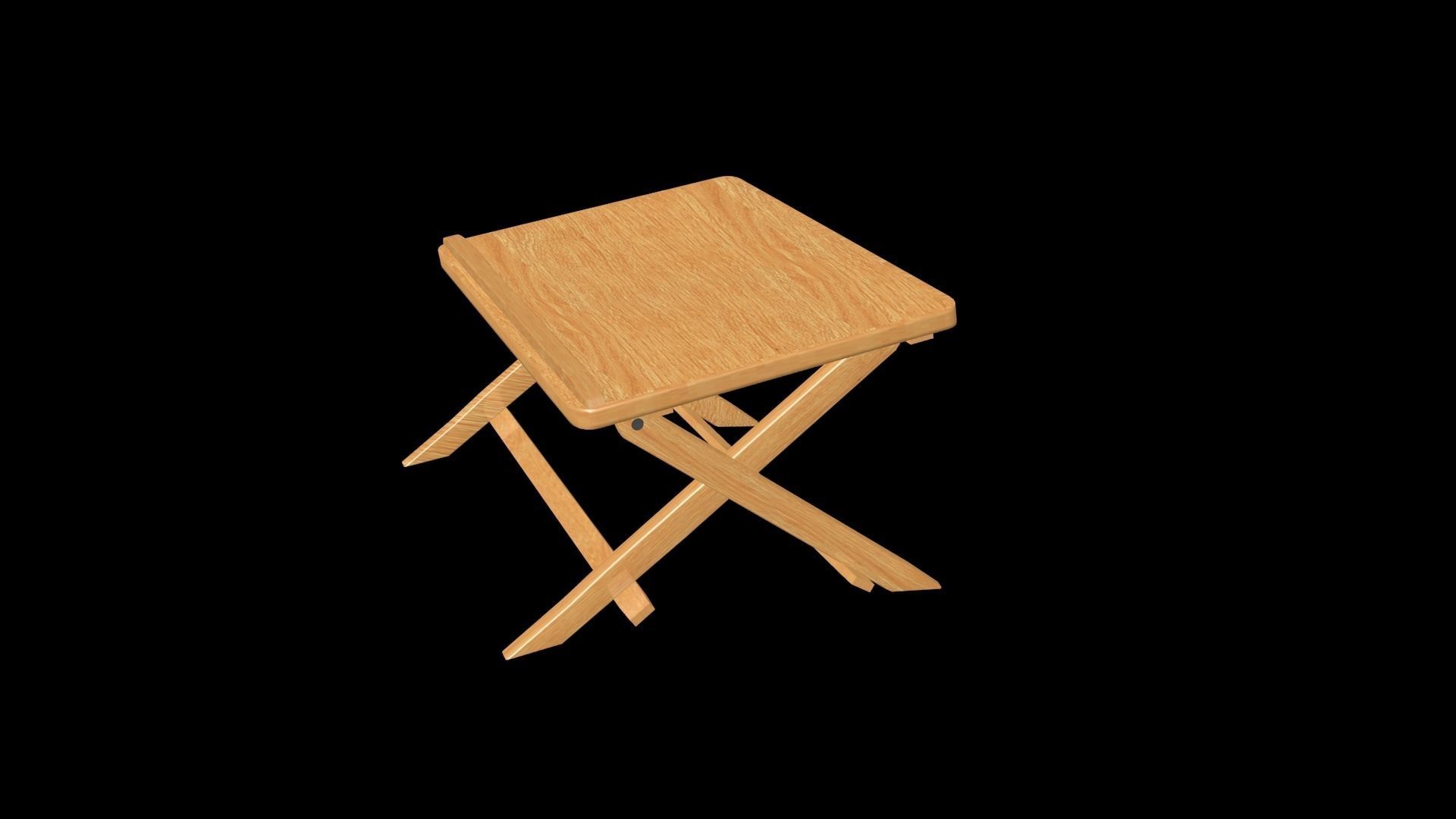 The Reading Table 001 Low-poly 3D model_3