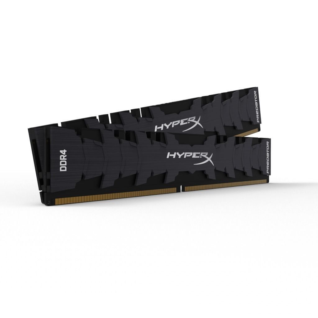 Hyperx DDR4 RAM 3D model_2