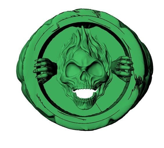 skull ring 01 No 3D print model_23
