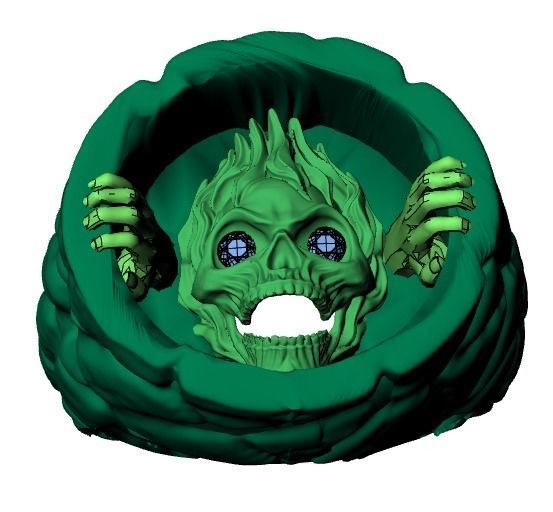 skull ring 01 No 3D print model_9