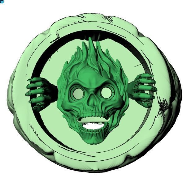 skull ring 01 No 3D print model_22