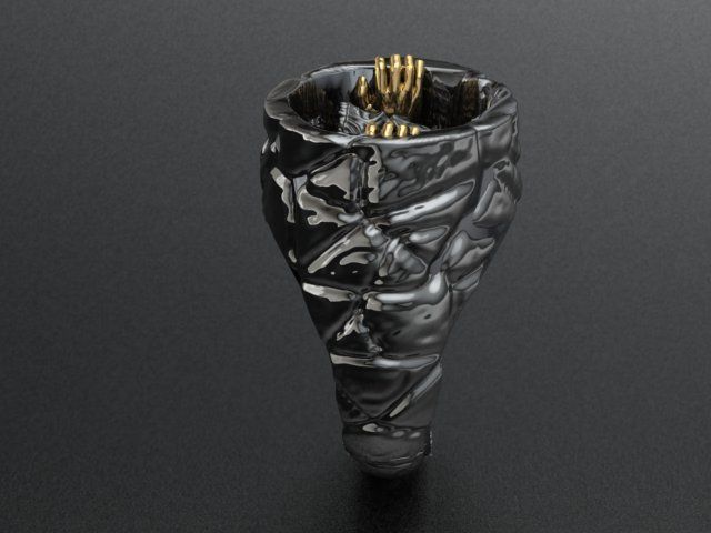 skull ring 01 No 3D print model_18