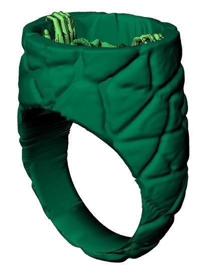 skull ring 01 No 3D print model_12