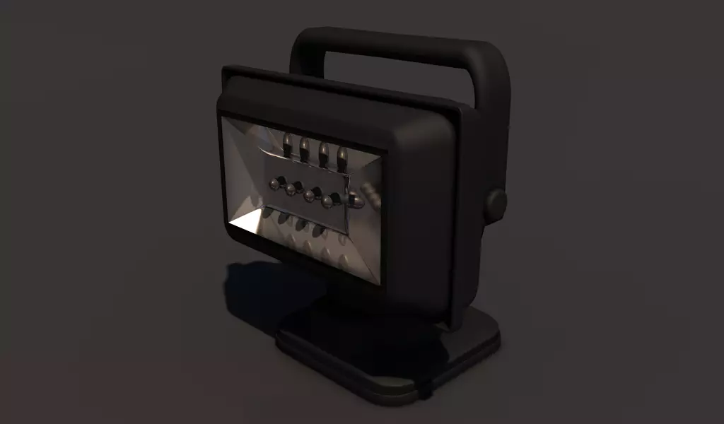 Vehicle Working Light 3D model_0