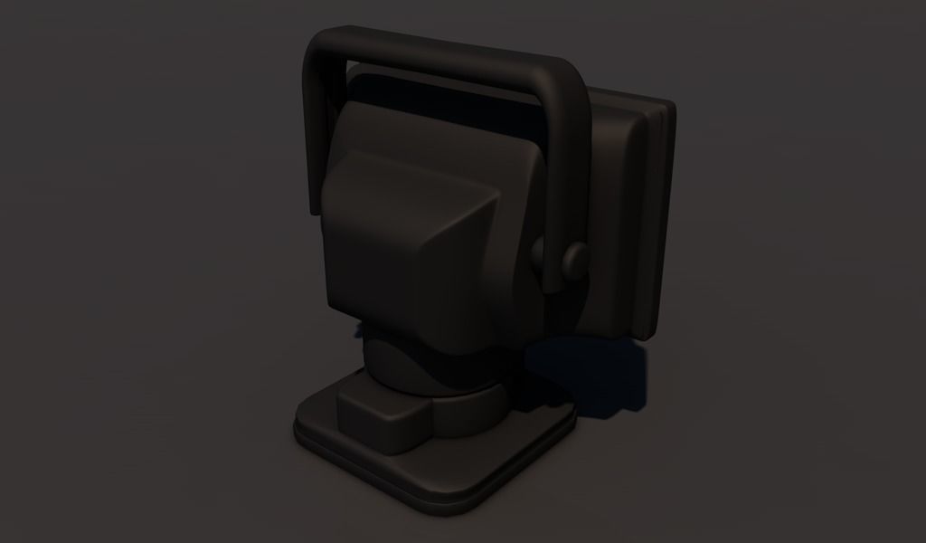 Vehicle Working Light 3D model_1