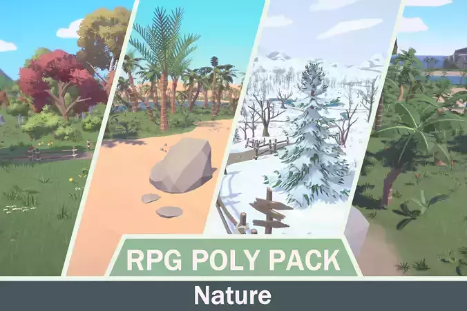 RPG Poly Pack - Nature Low-poly 3D model