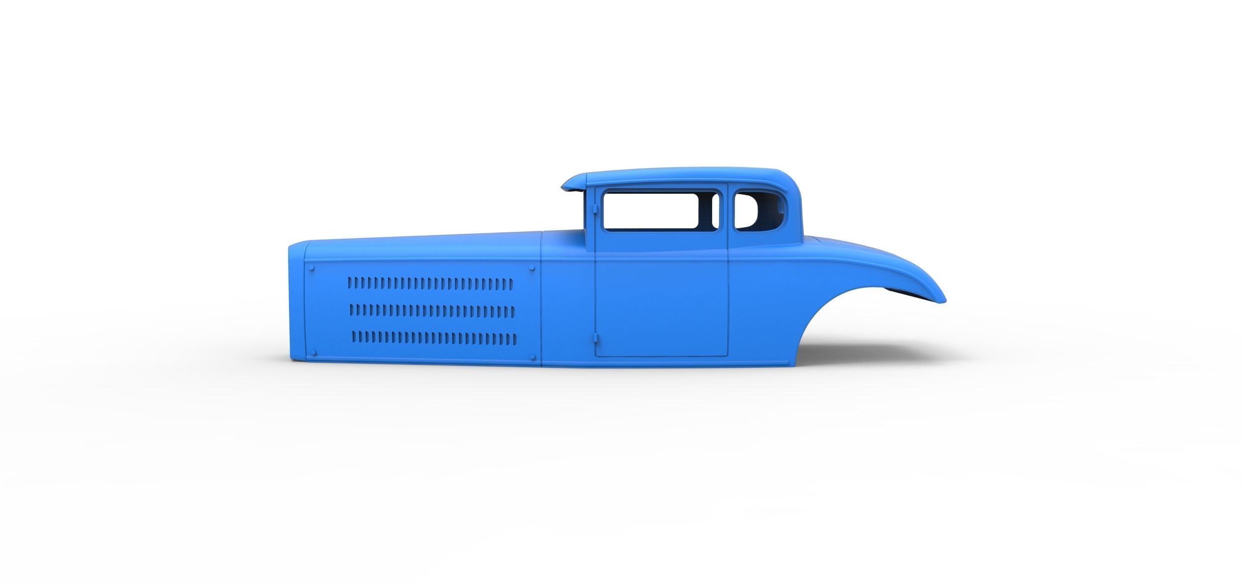 Shell model for Hot rod Scale 1 to 24 3D print model_6