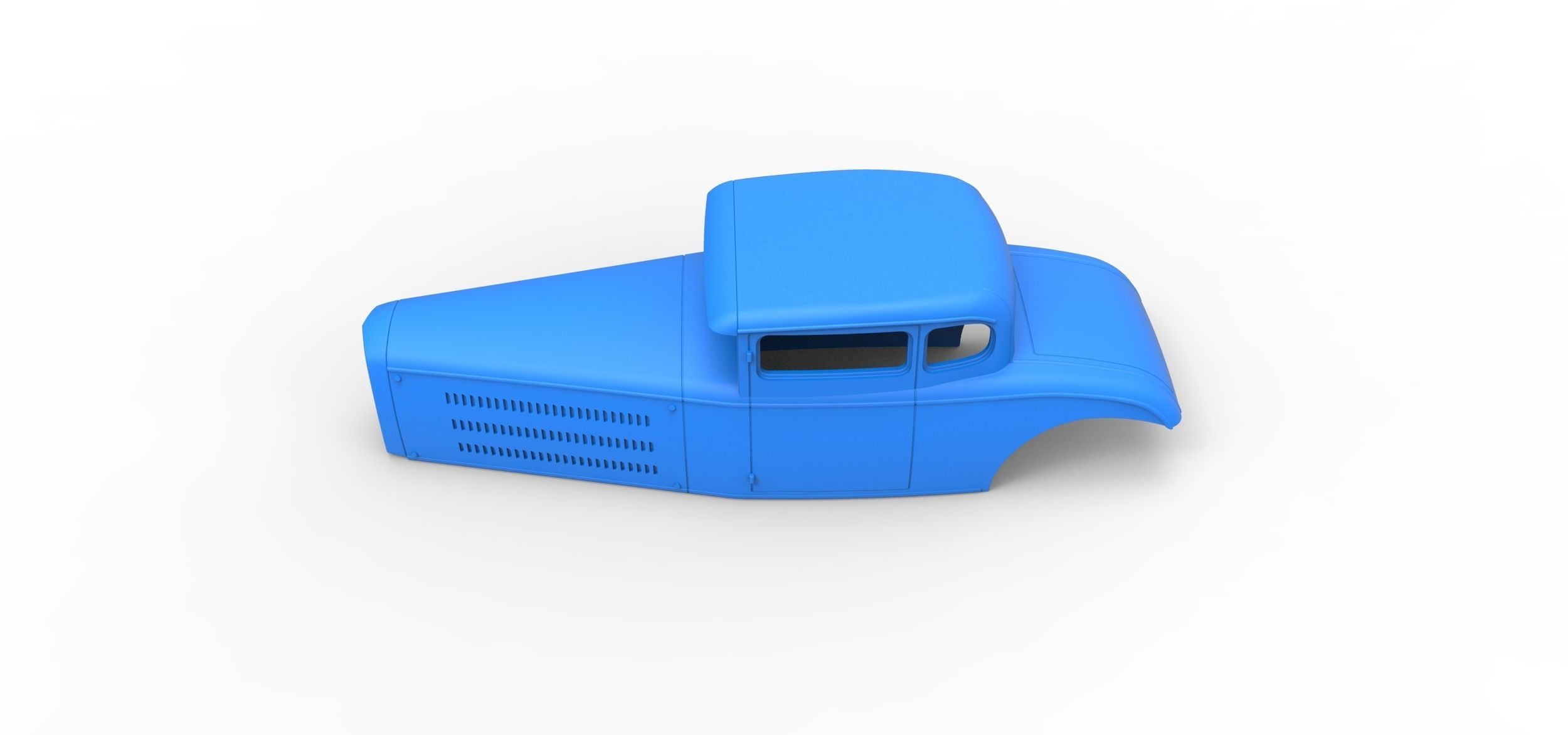 Shell model for Hot rod Scale 1 to 24 3D print model_7