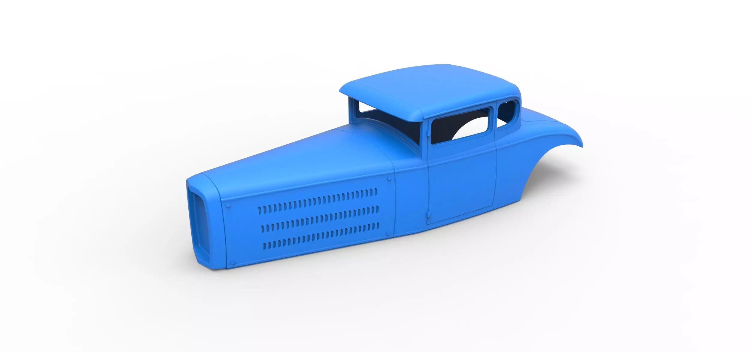 Shell model for Hot rod Scale 1 to 24 3D print model_0