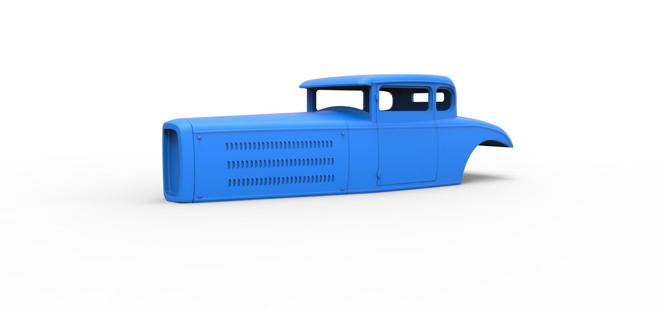 Shell model for Hot rod Scale 1 to 24 3D print model_1