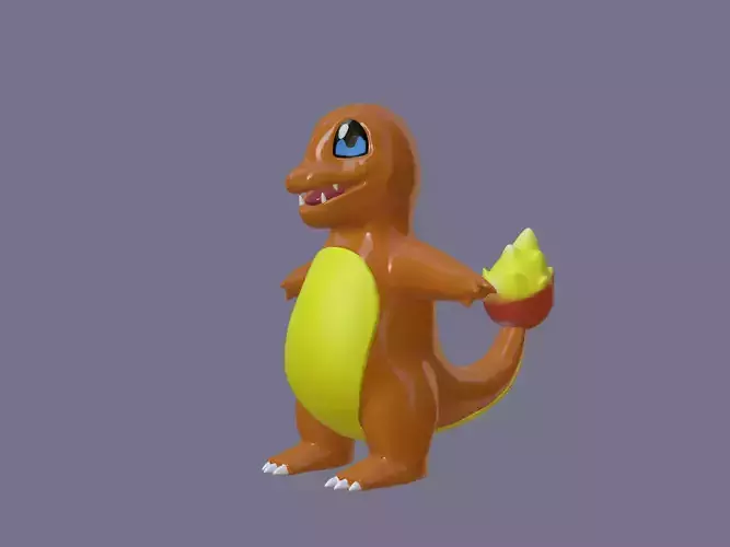 Pokemon charmander  -  3D print model