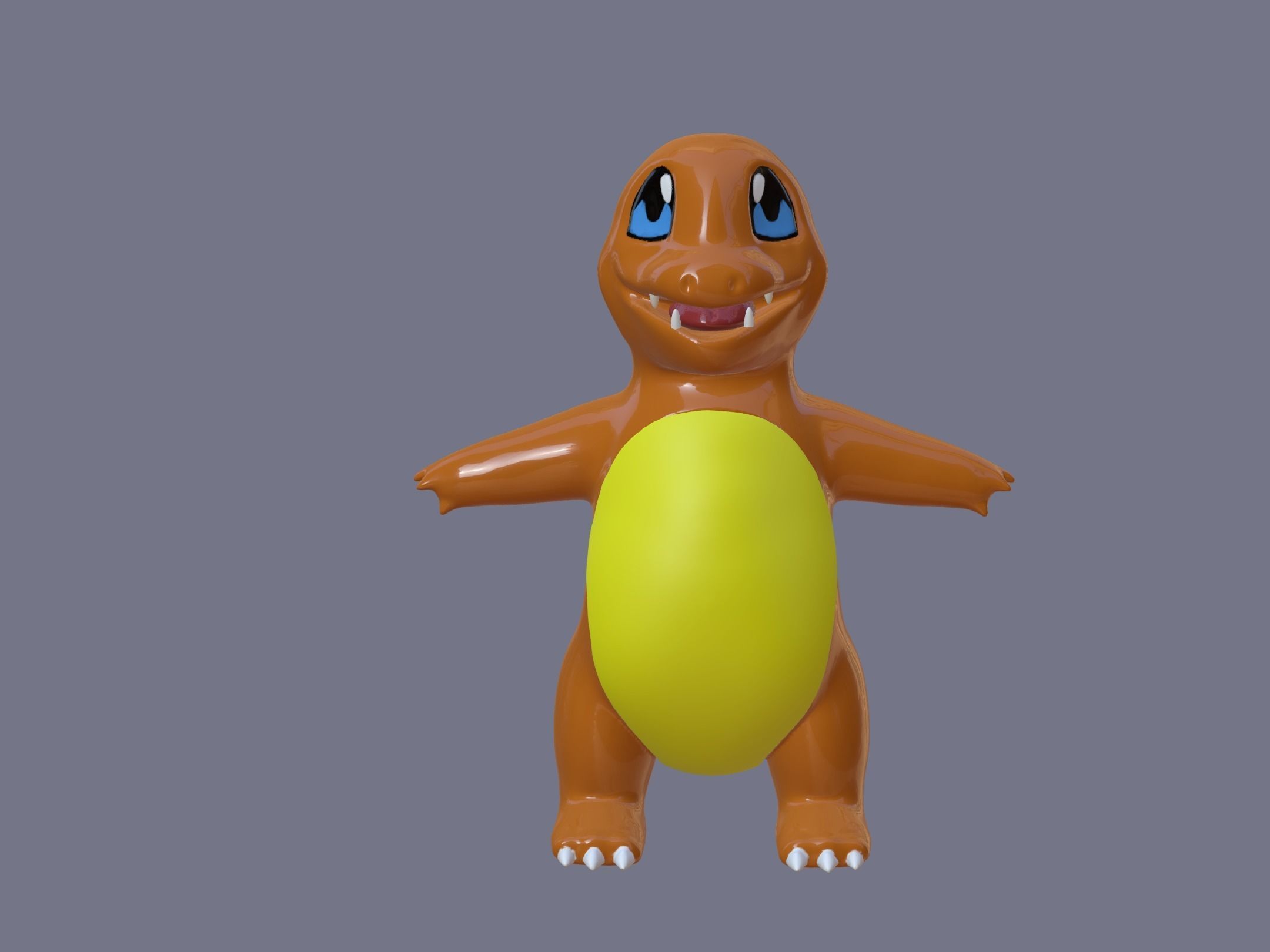 Pokemon charmander  -  3D print model 3D print model_2
