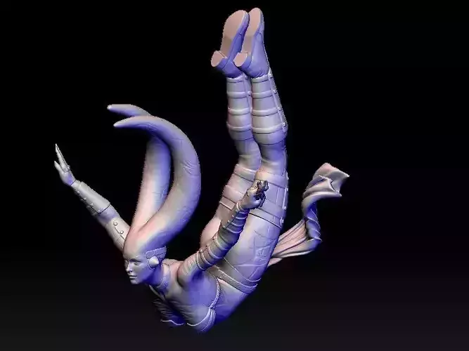 Darth Talon - Free Falling Pose 3D print model