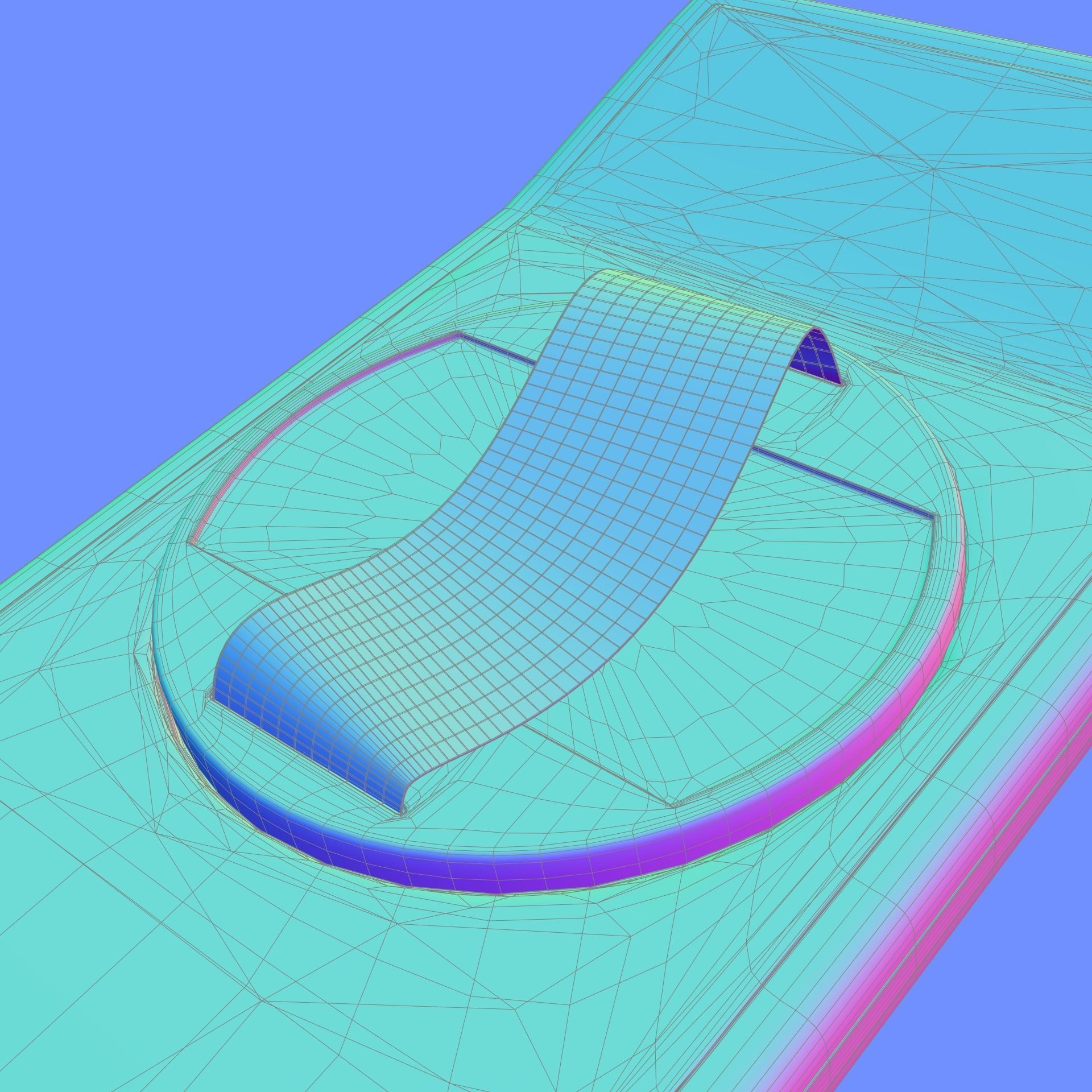 Hoverboard skateboard 3D model_6