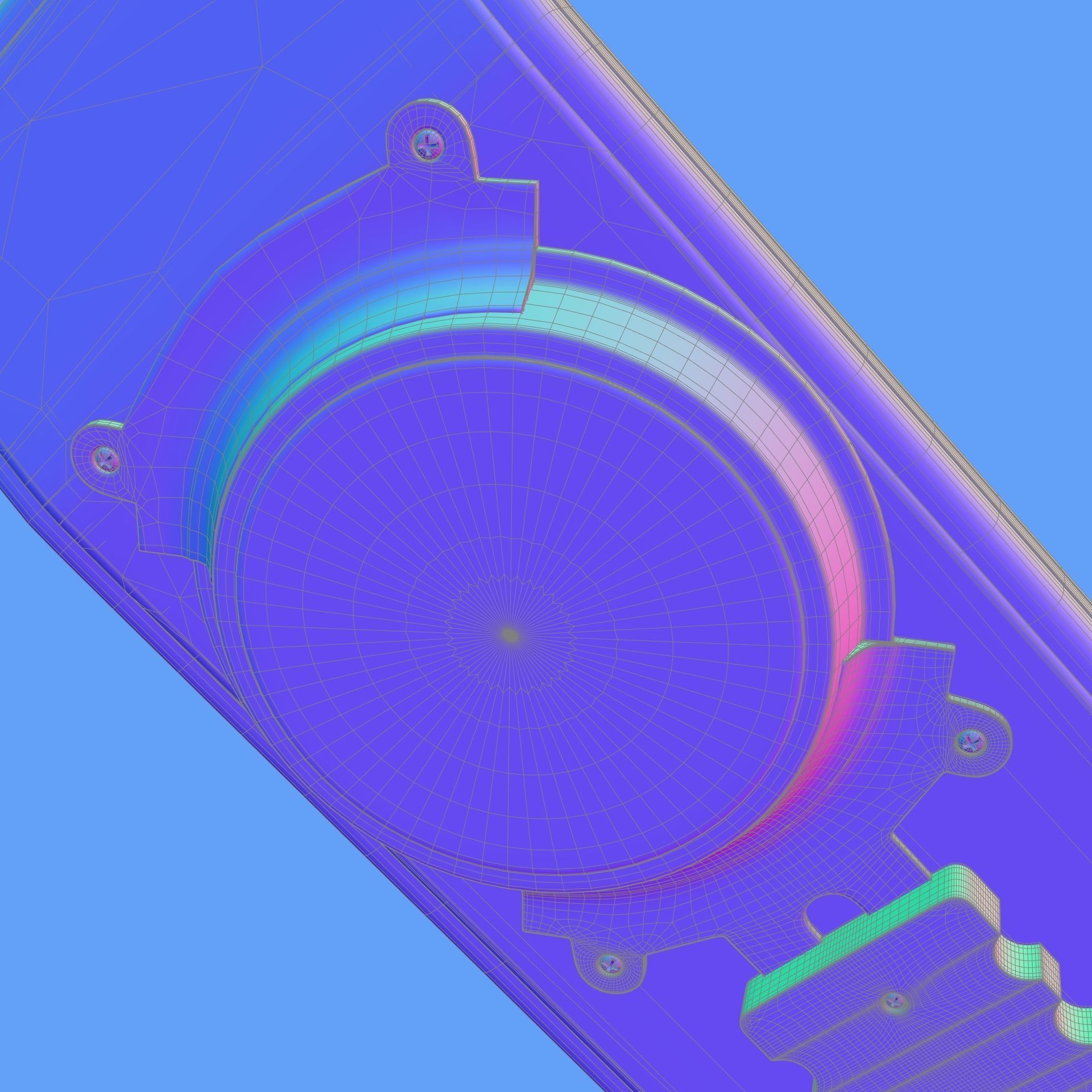 Hoverboard skateboard 3D model_7