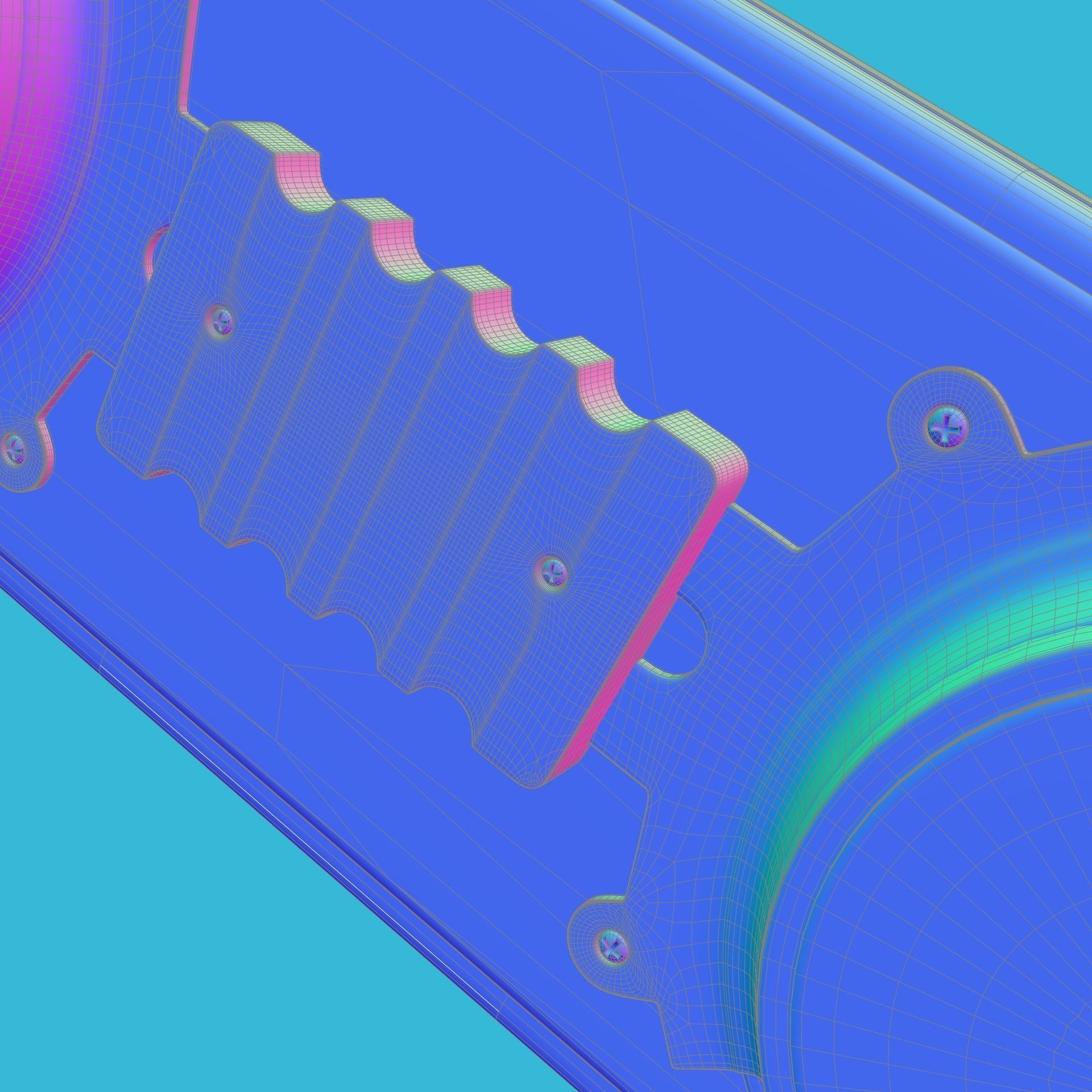 Hoverboard skateboard 3D model_8