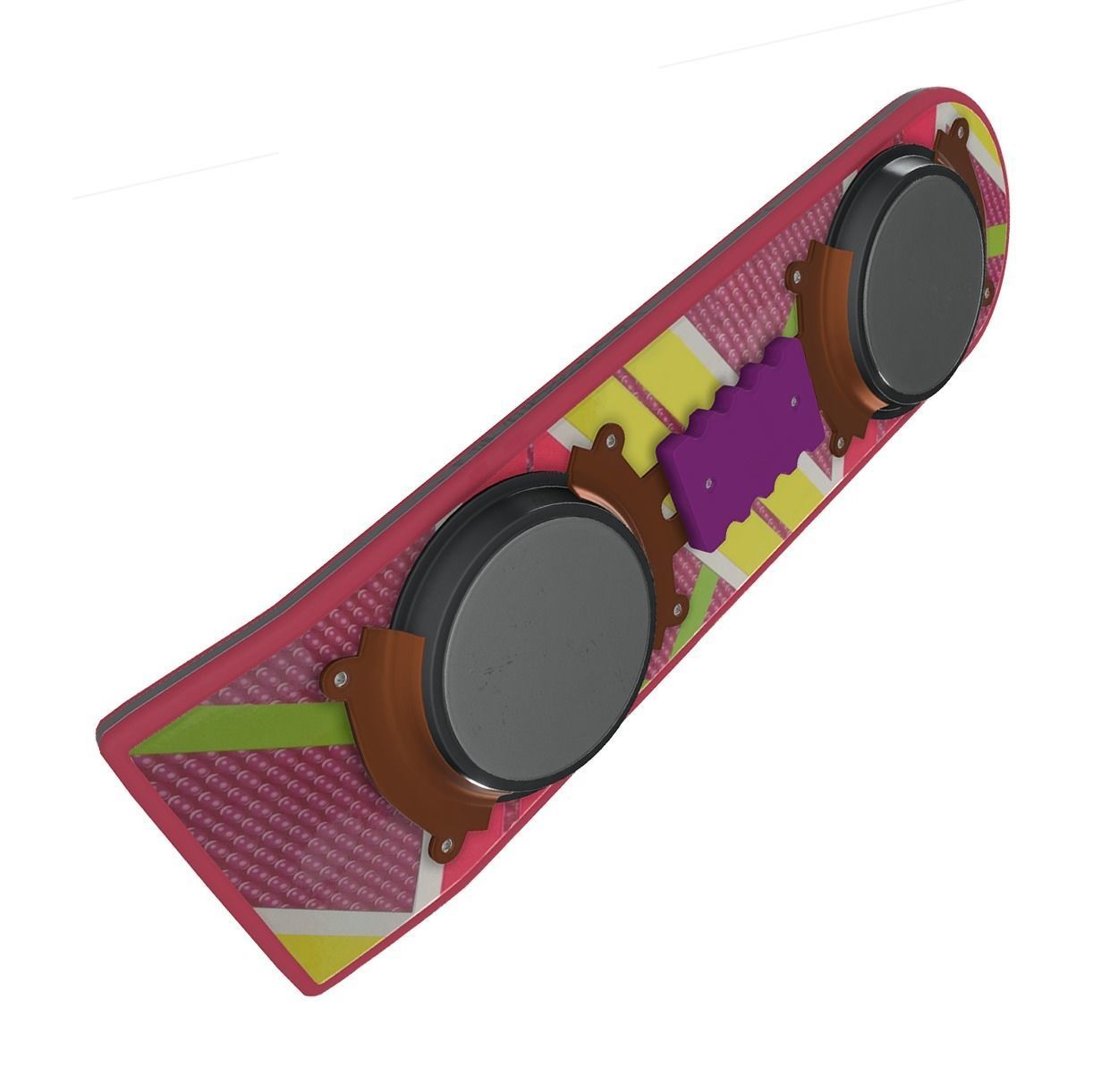 Hoverboard skateboard 3D model_1