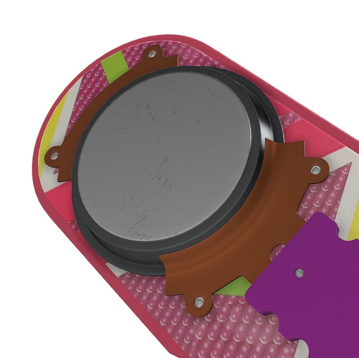 Hoverboard skateboard 3D model_2