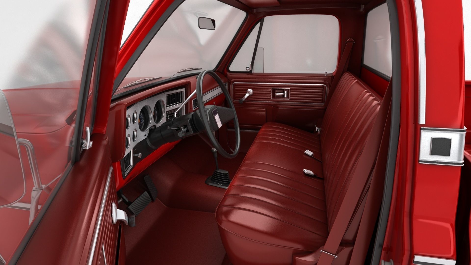 GENERIC PICKUP TRUCK 7 3D model_15