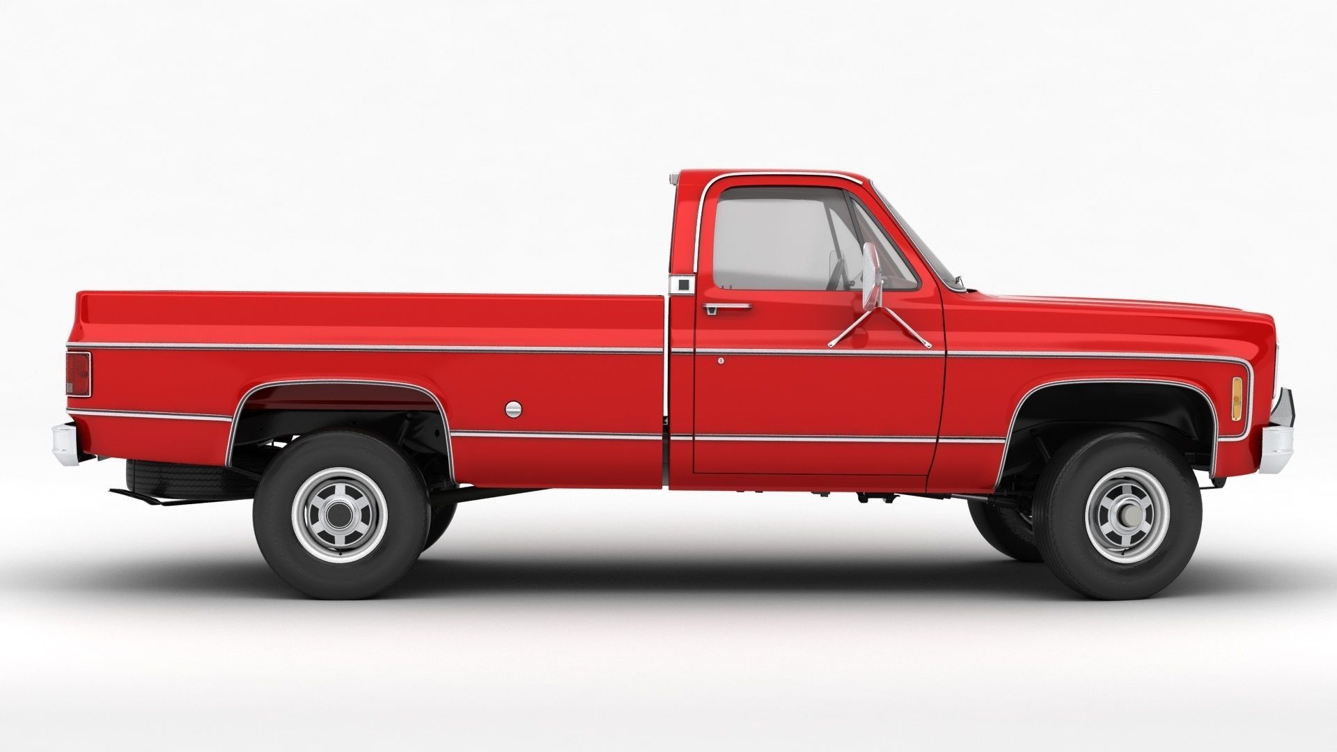 GENERIC PICKUP TRUCK 7 3D model_4