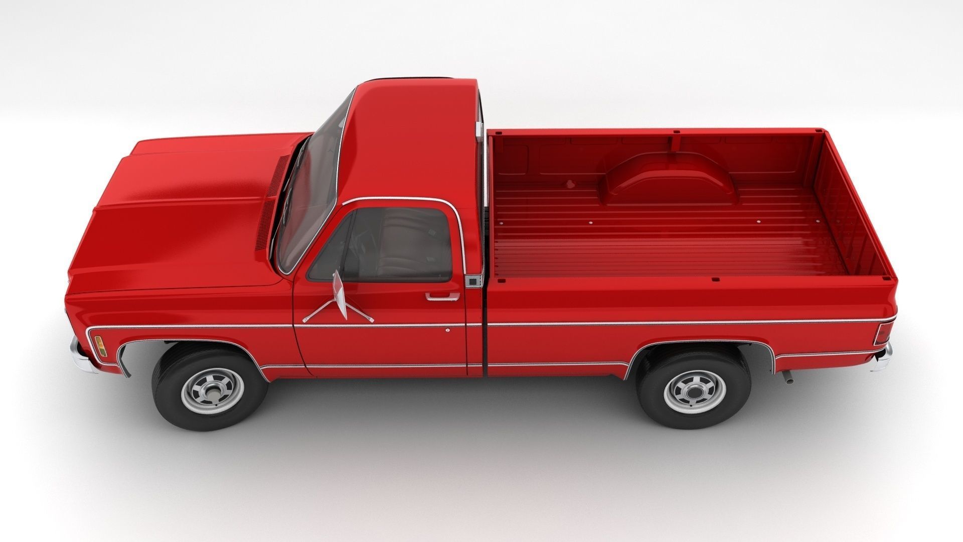 GENERIC PICKUP TRUCK 7 3D model_5