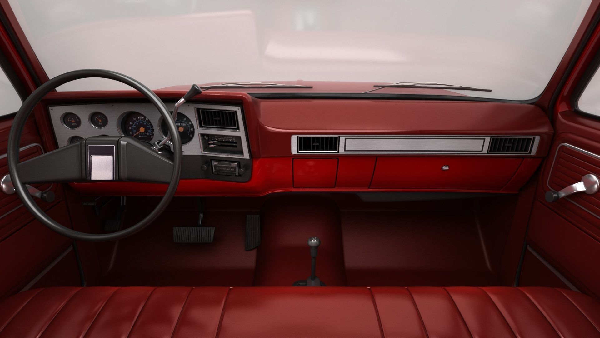 GENERIC PICKUP TRUCK 7 3D model_17