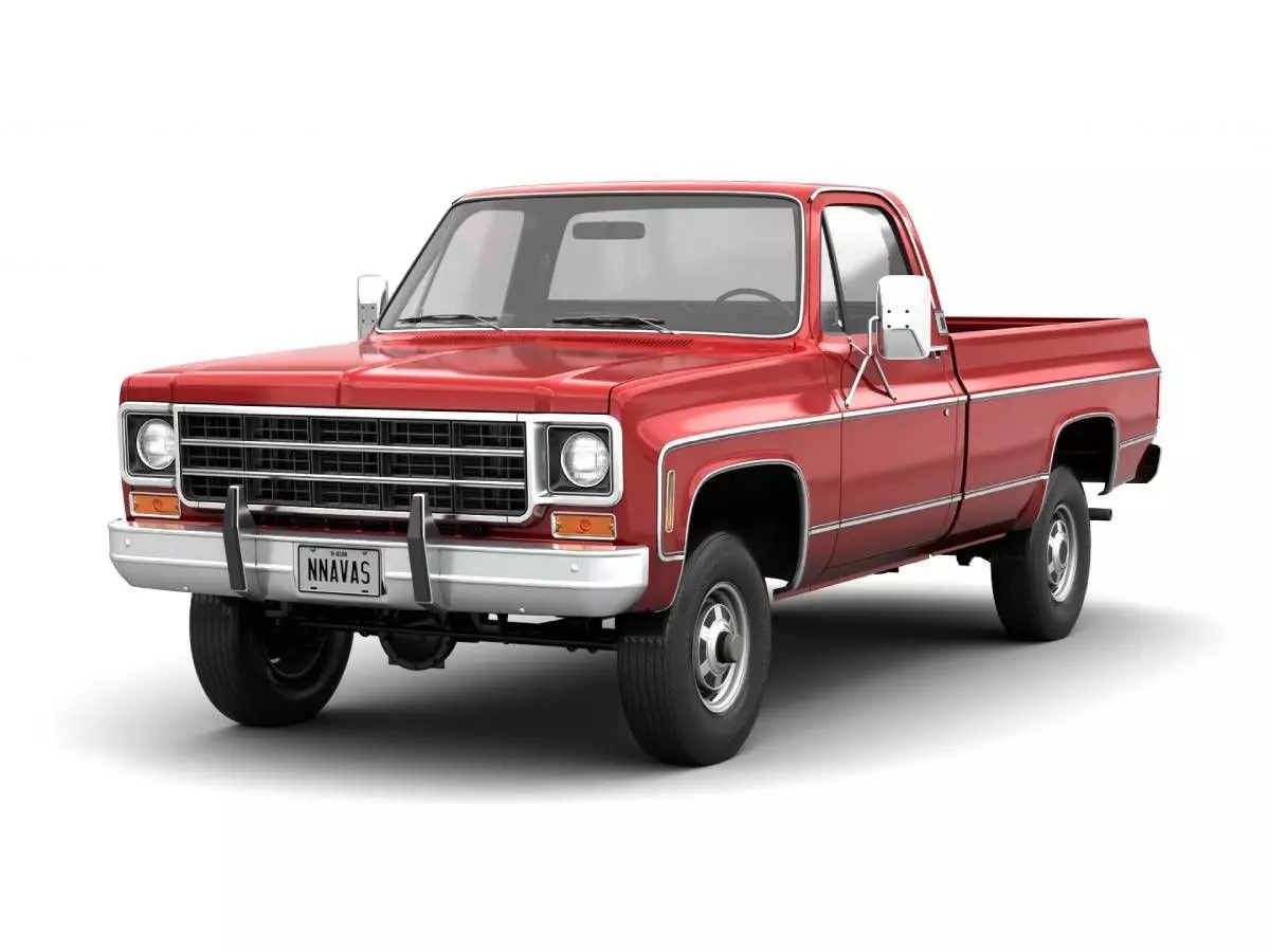 GENERIC PICKUP TRUCK 7 3D model_0