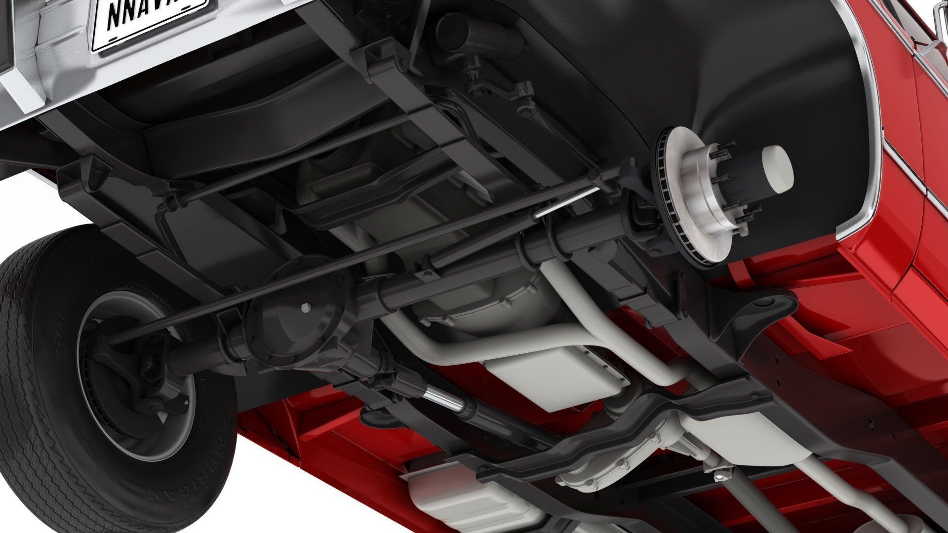 GENERIC PICKUP TRUCK 7 3D model_10