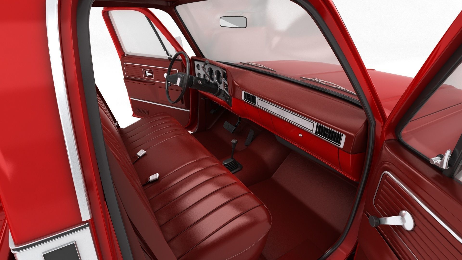 GENERIC PICKUP TRUCK 7 3D model_16