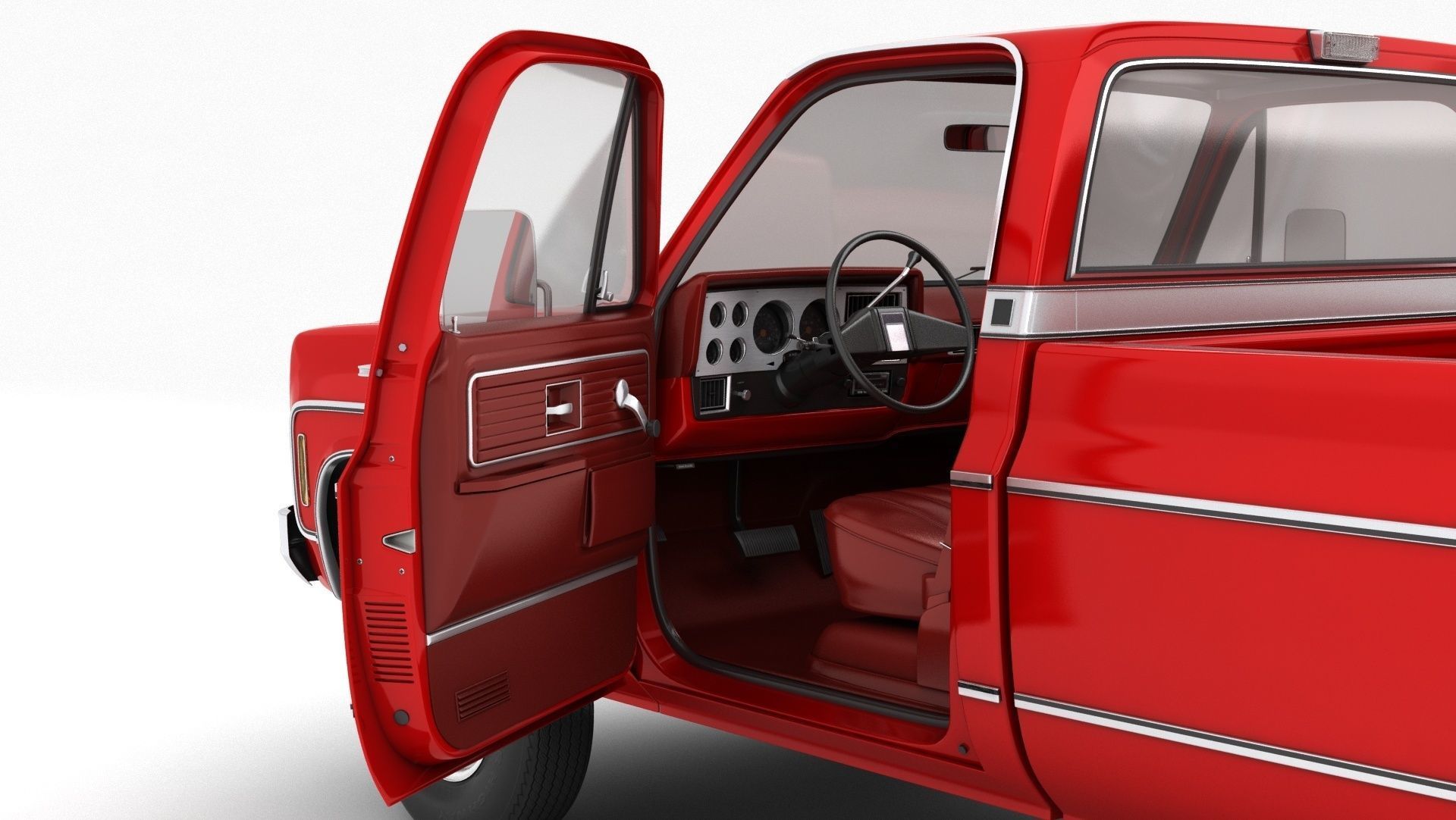 GENERIC PICKUP TRUCK 7 3D model_14