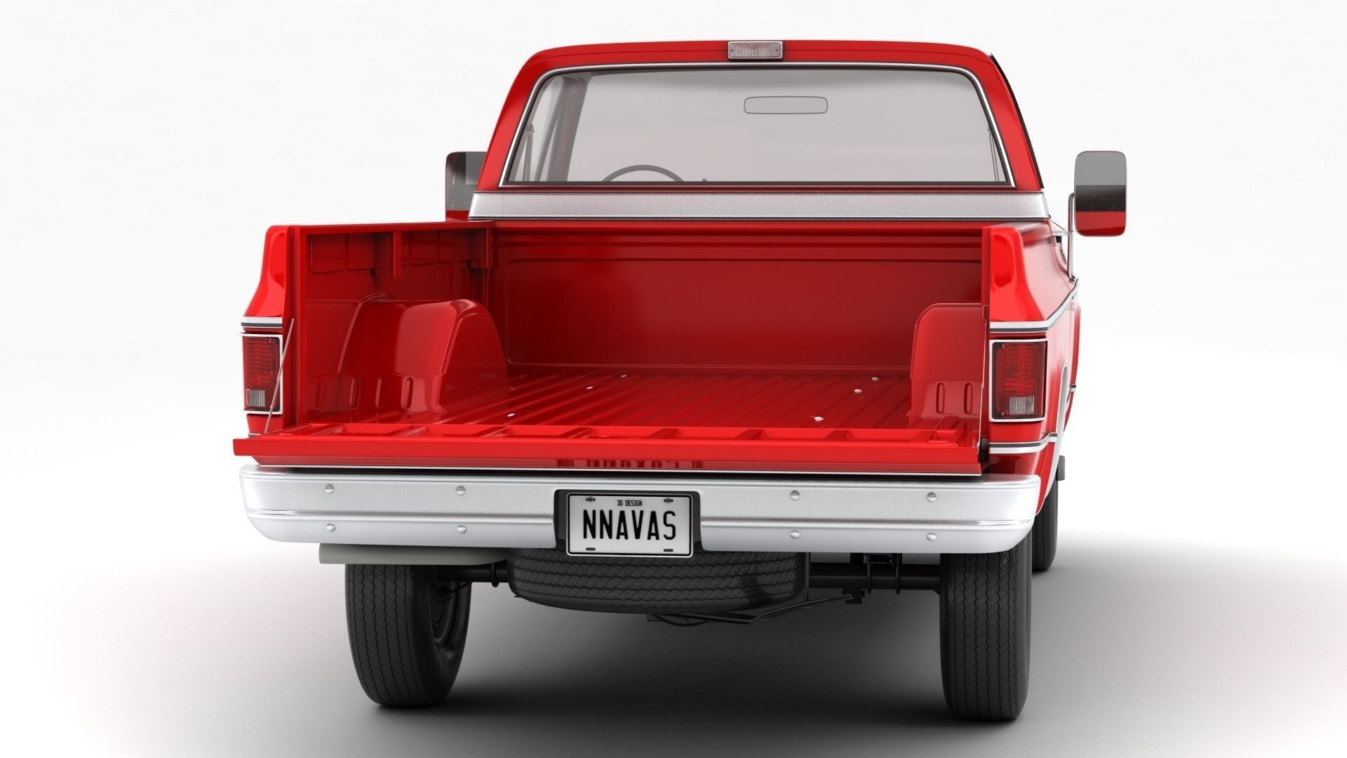 GENERIC PICKUP TRUCK 7 3D model_12
