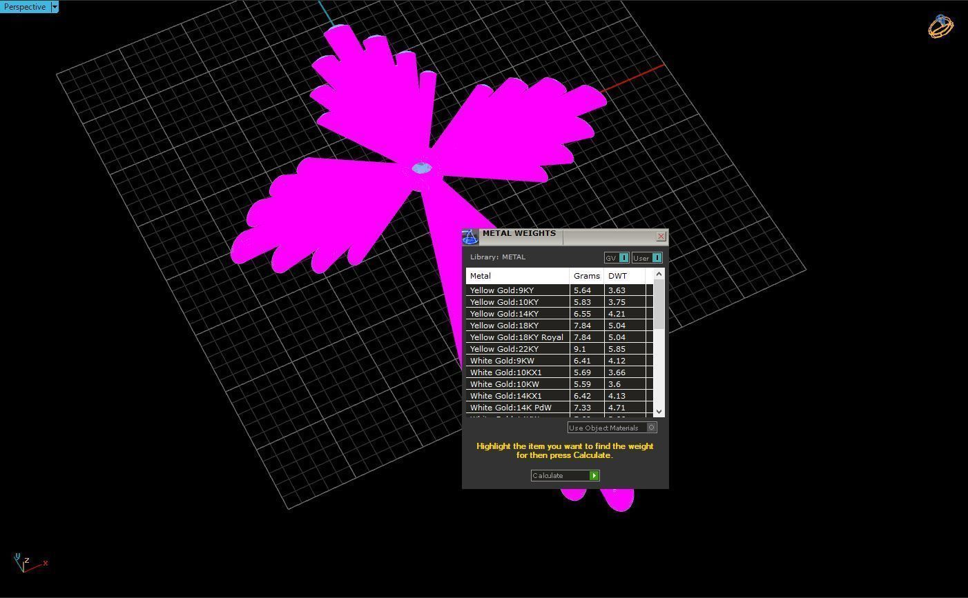 Tube Cross with center stone 3D print model_6
