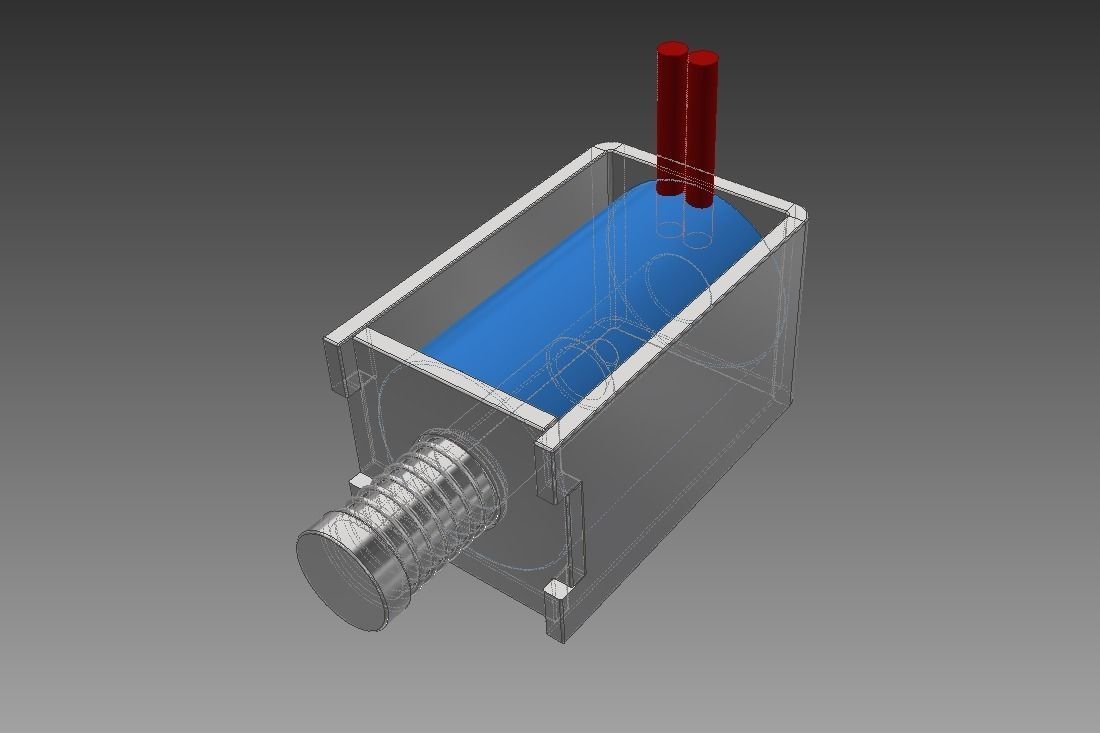 DOWONSOL DC3V Mini Solenoid 3D model_3
