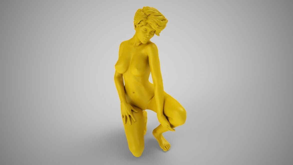 Art Pose 4 3D print model_10