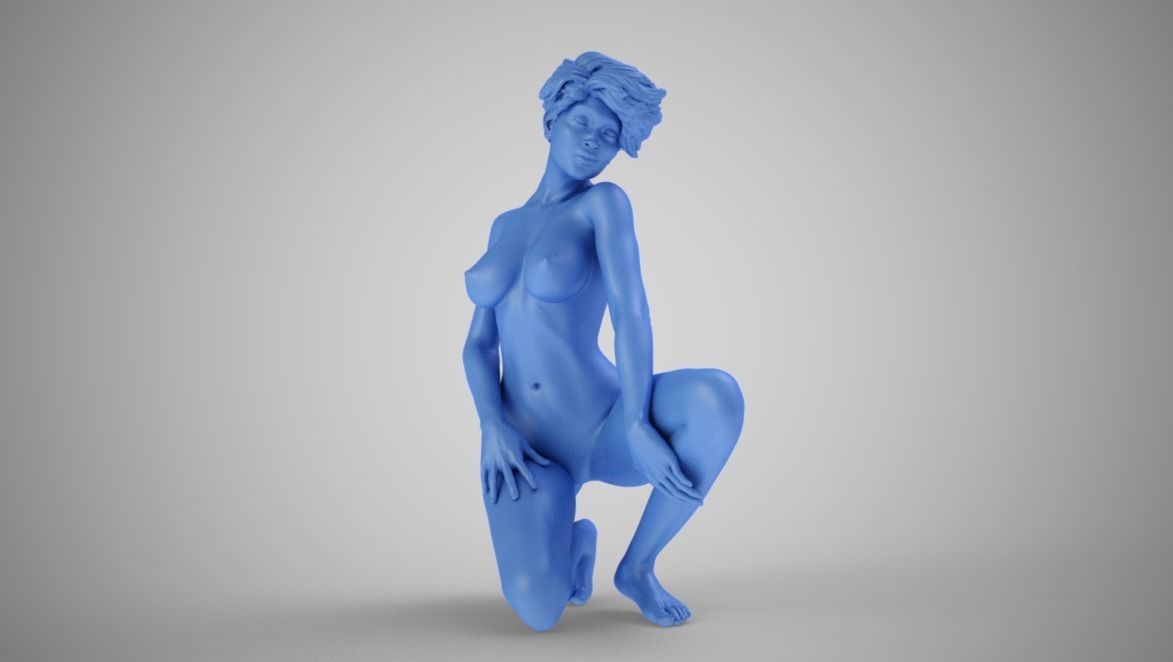 Art Pose 4 3D print model_12