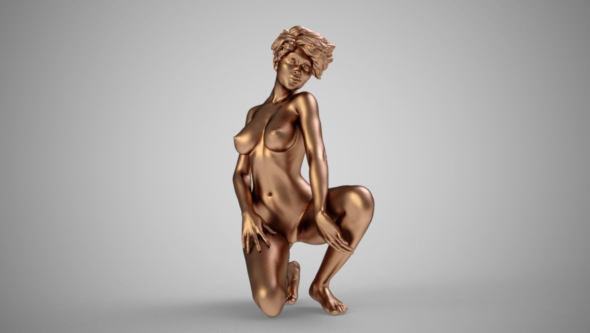 Art Pose 4 3D print model_6