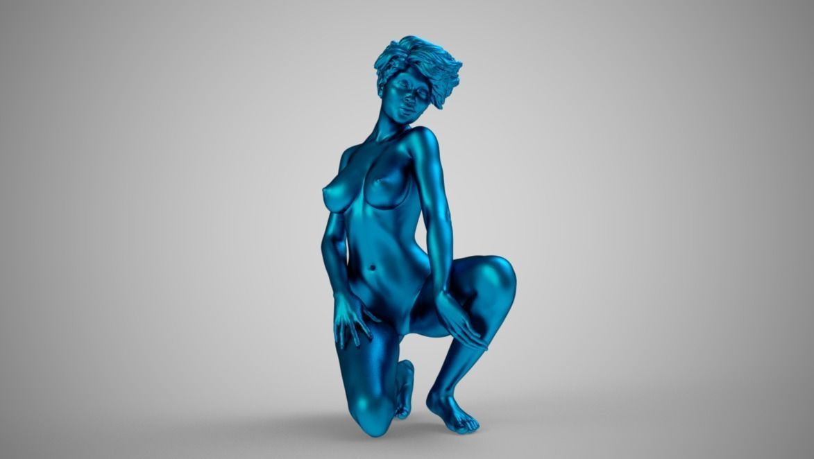 Art Pose 4 3D print model_7