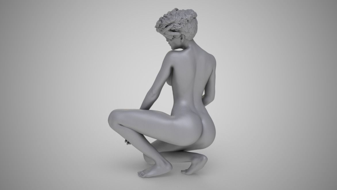 Art Pose 4 3D print model_2