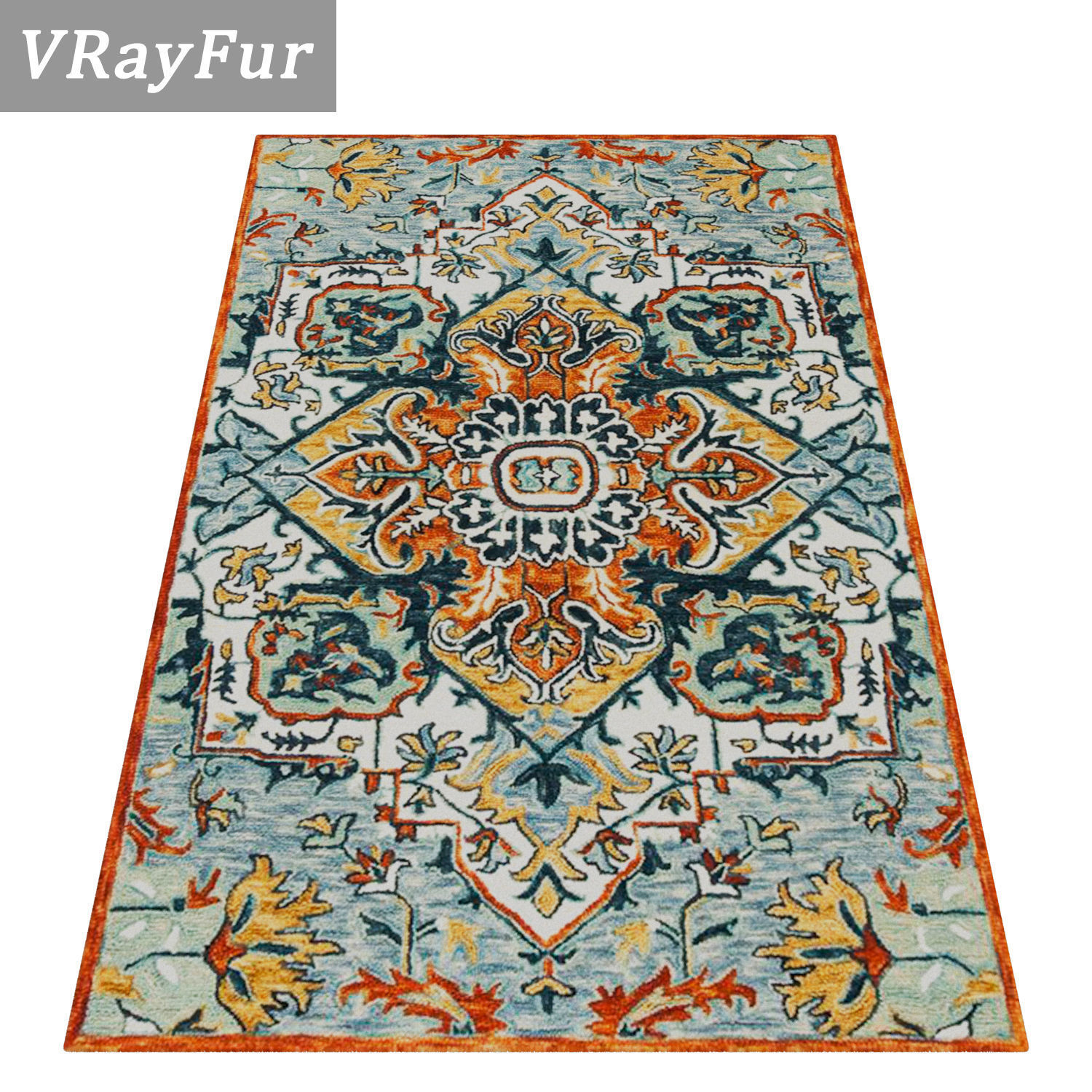 Rug Set 47 3D model_2