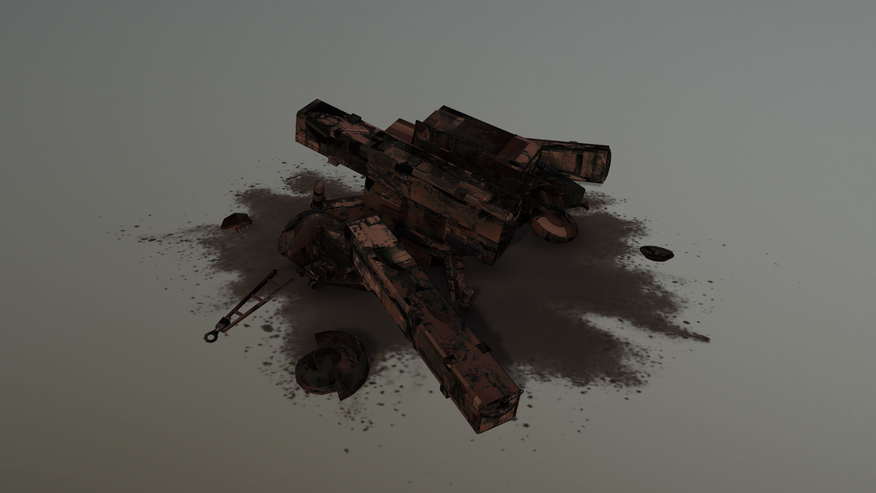 Skyguard Launcher area defense system Low-poly 3D model_8