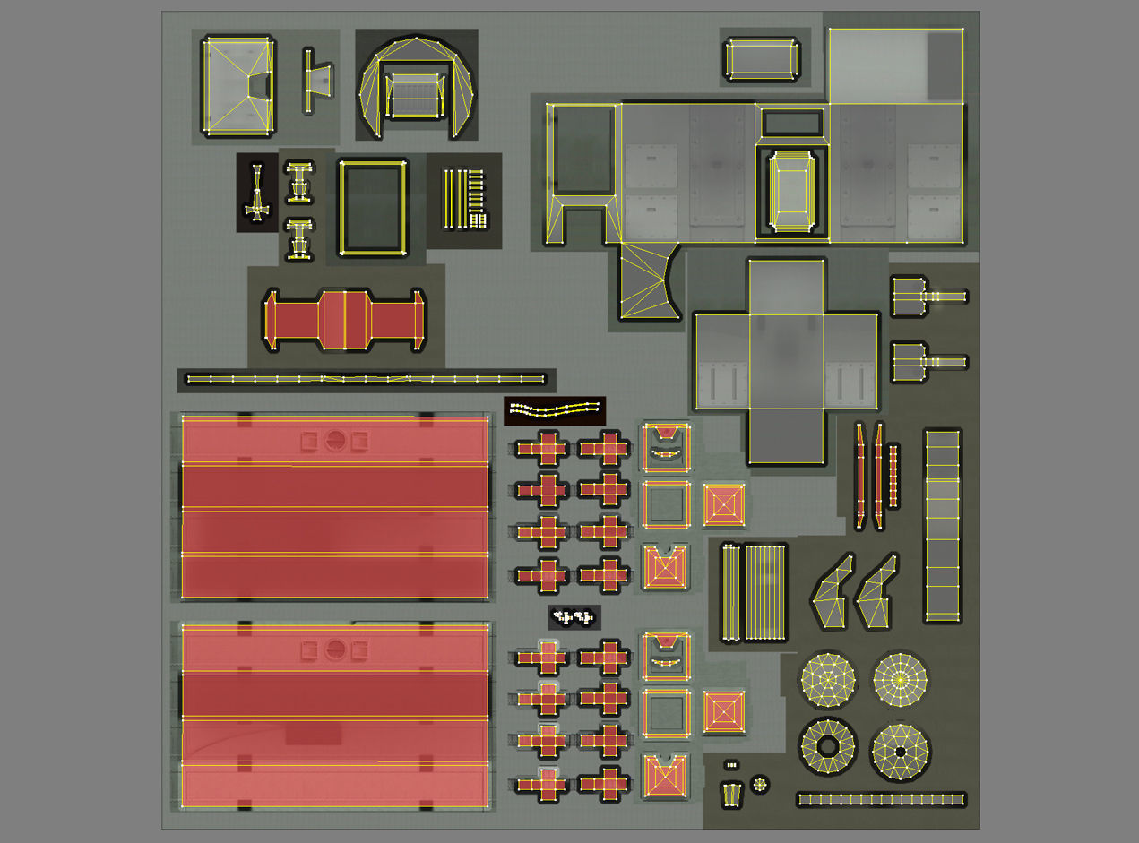 Skyguard Launcher area defense system Low-poly 3D model_19