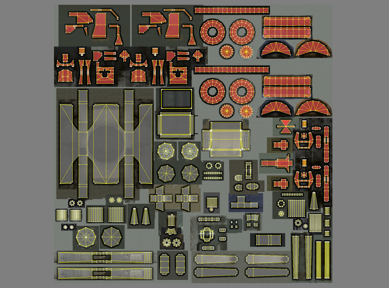 Skyguard Launcher area defense system Low-poly 3D model_20