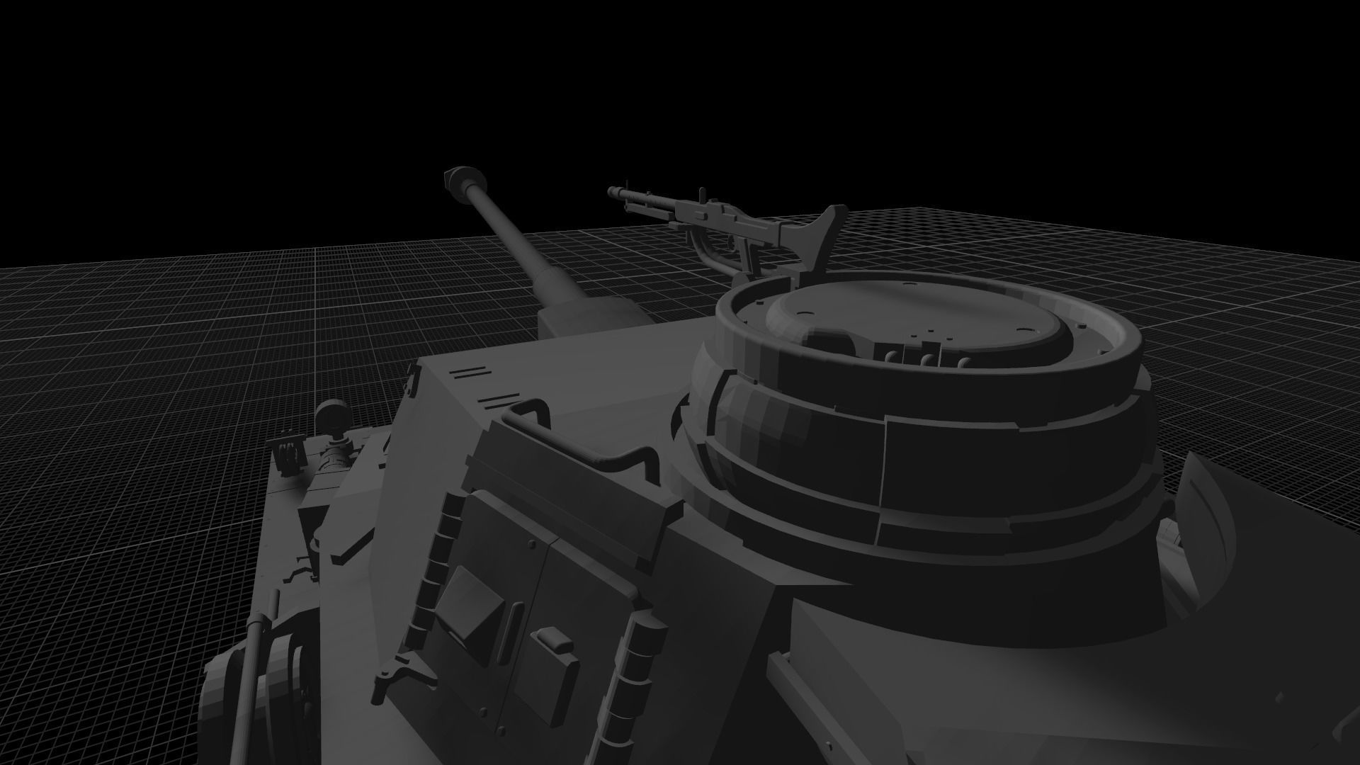 Panzer IV 3D model_2