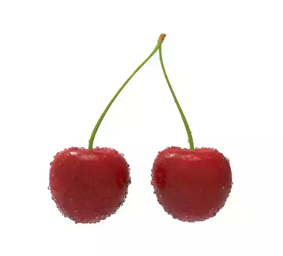 Cherry Low-poly 3D model